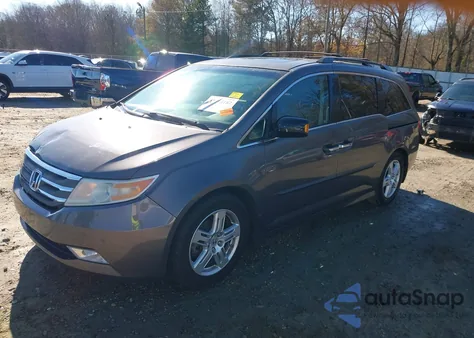 2012 Honda Odyssey Touring/Touring Elite from USA, damaged, VIN 5FNRL5H9XCB031843